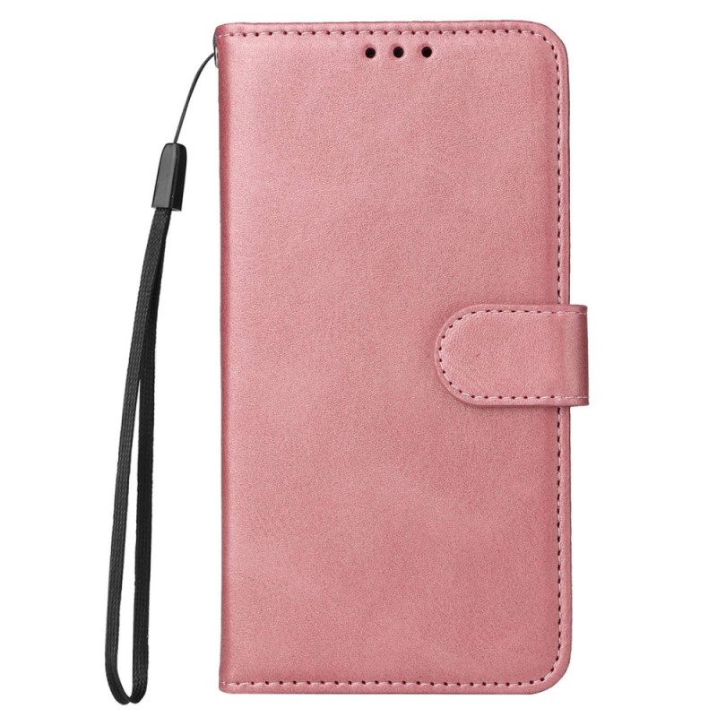 Folio Cover Vivo Y16 Semplice Con Cinturino