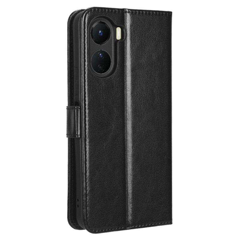 Folio Cover Vivo Y16 Similpelle