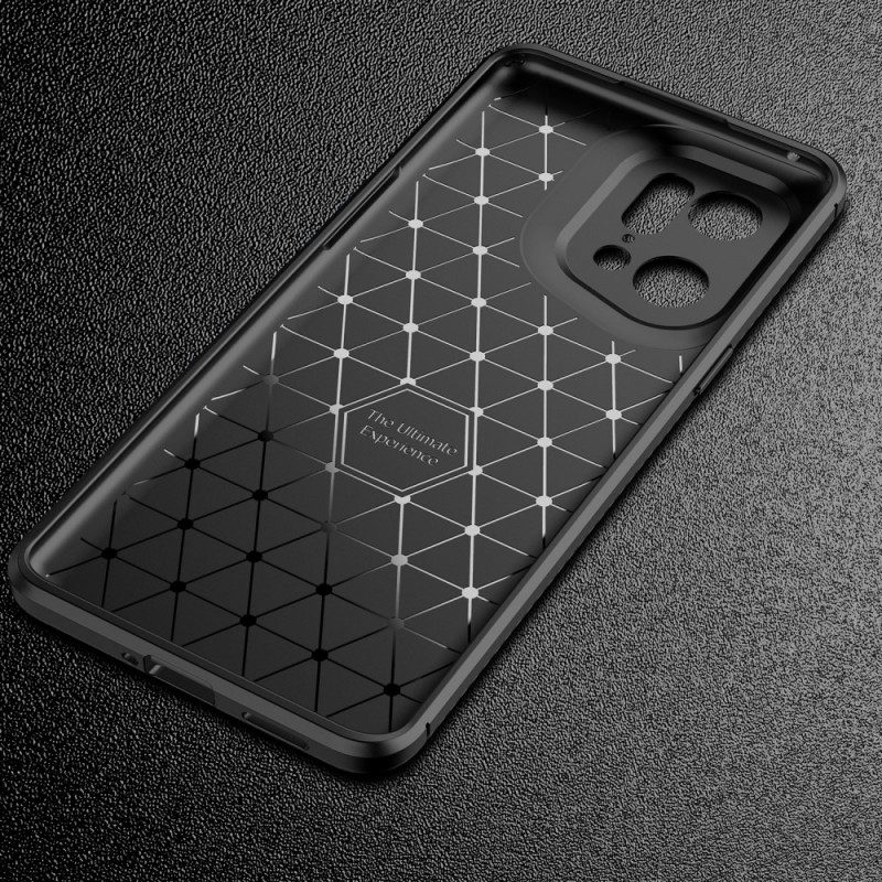 Cover Oppo Find X5 Pro Fibra Di Carbonio Spazzolata