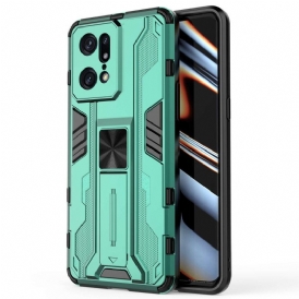 Cover Oppo Find X5 Pro Supporto Rimovibile Verticale E Orizzontale