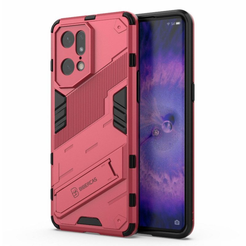 Cover Oppo Find X5 Pro Supporto Staccabile A Due Posizioni A Mani Libere