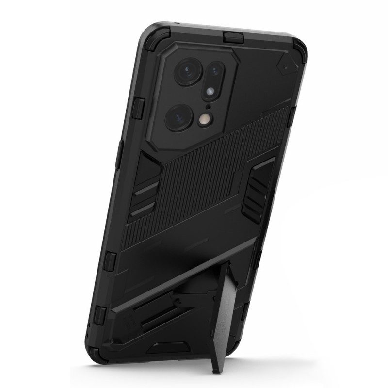 Cover Oppo Find X5 Pro Supporto Staccabile A Due Posizioni A Mani Libere