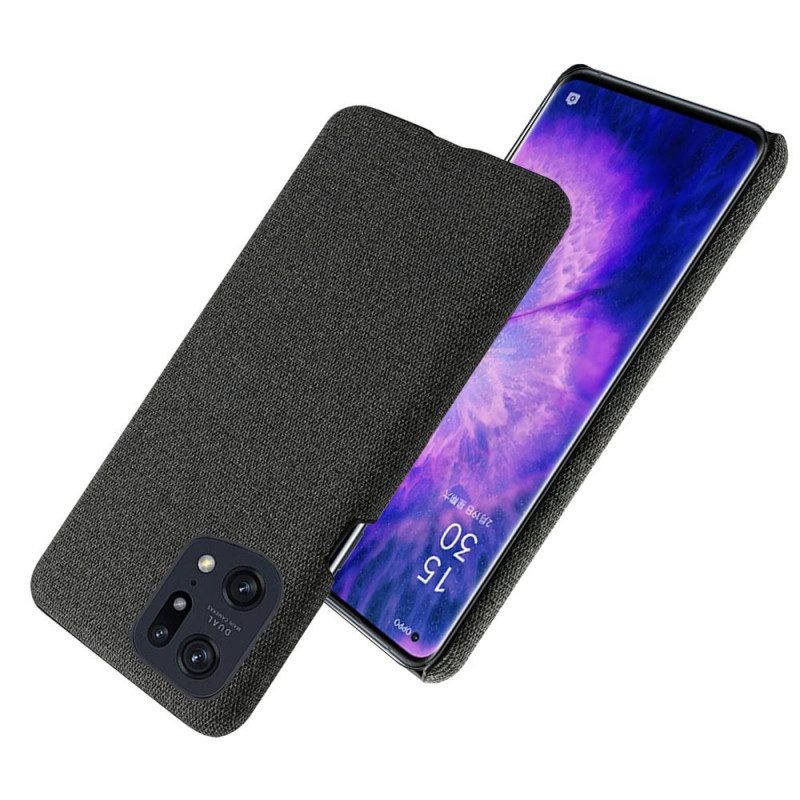 Cover Oppo Find X5 Pro Tessuto