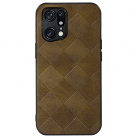 Cover Oppo Find X5 Pro Trama Tessuta