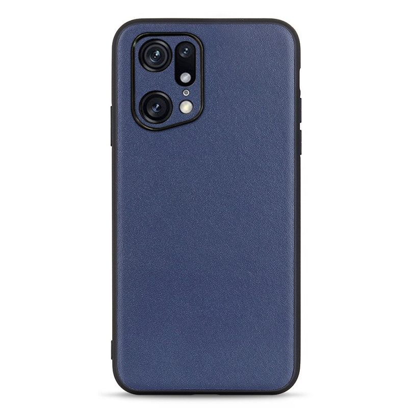 Cover Oppo Find X5 Pro Vera Pelle