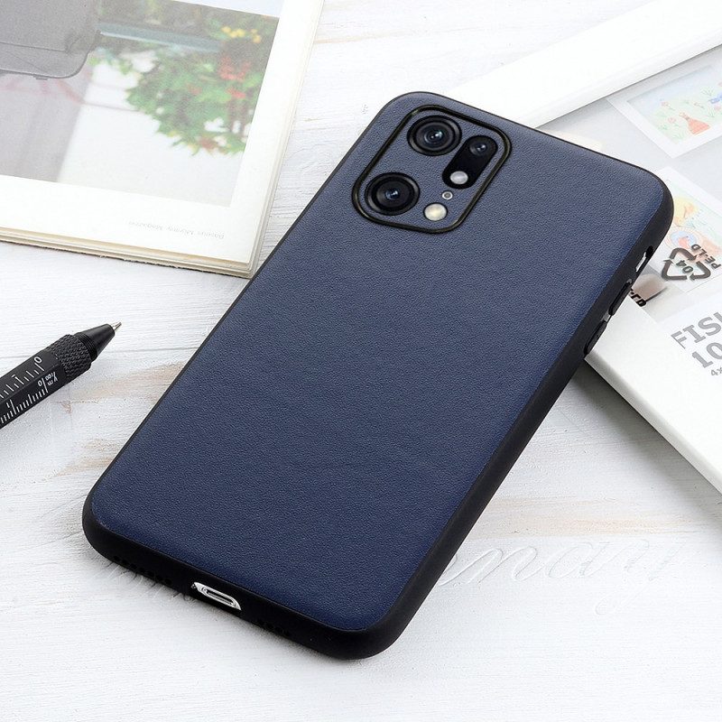 Cover Oppo Find X5 Pro Vera Pelle