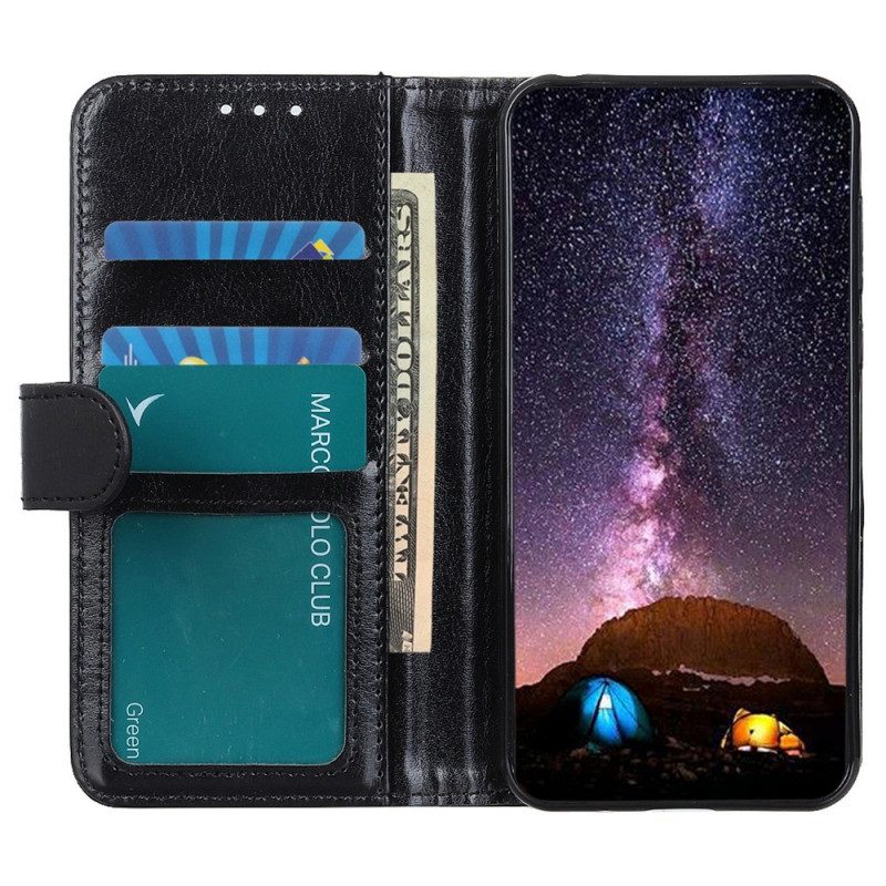 Custodia in pelle Oppo Find X5 Pro Finezza Ghiacciata