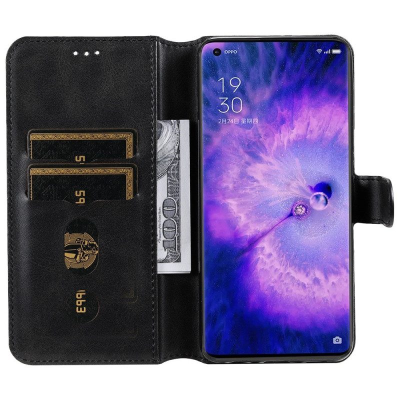 Custodia in pelle Oppo Find X5 Pro Unito