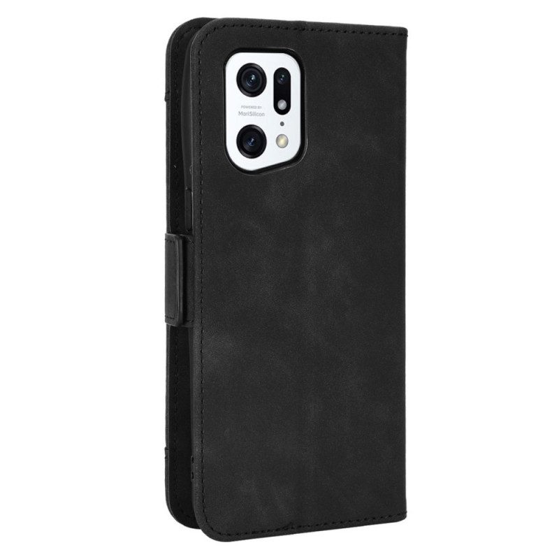 Folio Cover Oppo Find X5 Pro Classe Premier Multi-carta