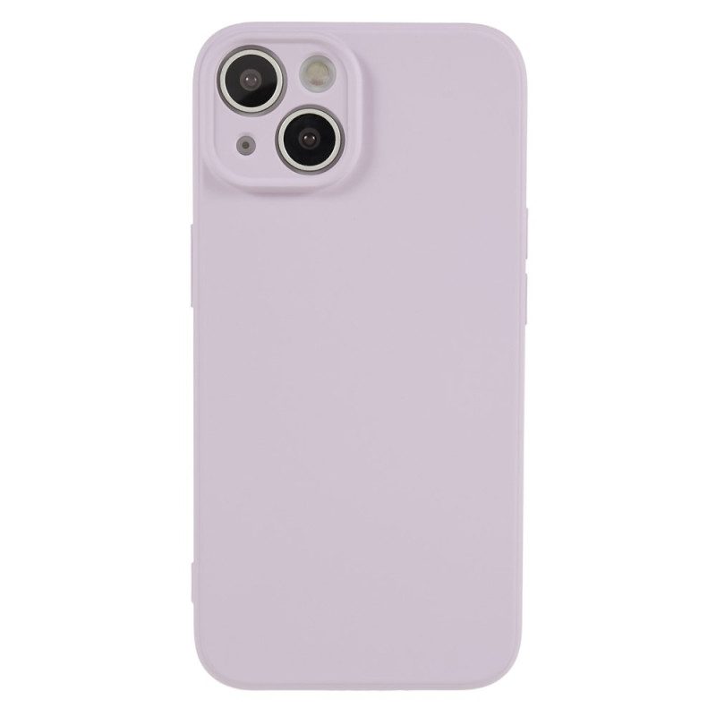 Cover iPhone 15 Silicone E Microfibra