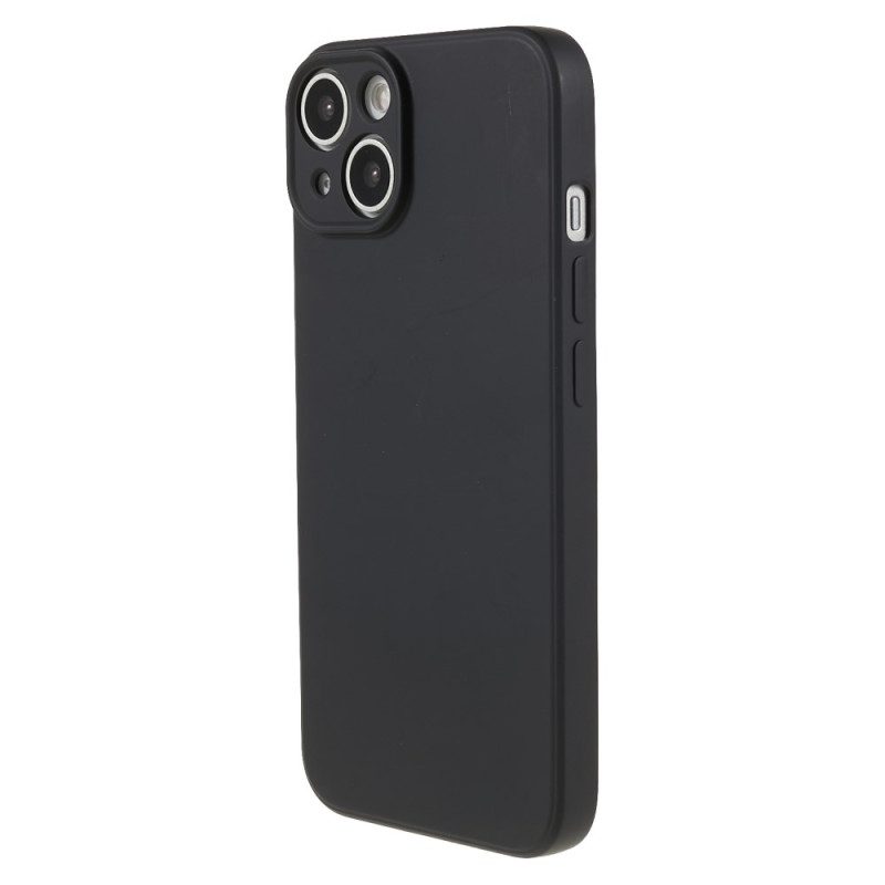 Cover iPhone 15 Silicone E Microfibra