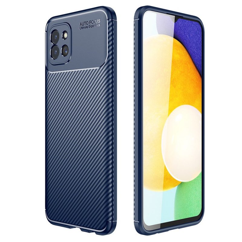 Cover Samsung Galaxy A03 Struttura Flessibile In Fibra Di Carbonio