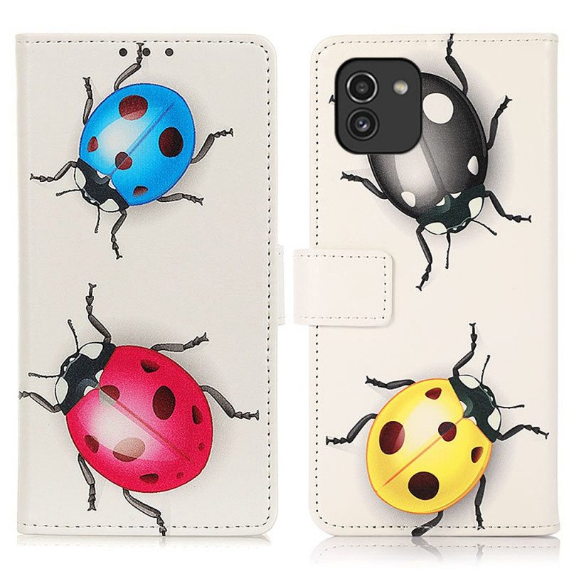 Folio Cover Samsung Galaxy A03 Coccinella