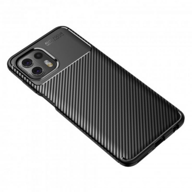 Cover Motorola Edge 20 Lite Struttura Flessibile In Fibra Di Carbonio