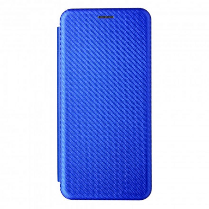 Folio Cover Motorola Edge 20 Lite Custodia in pelle Silicone Colorato Al Carbonio