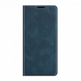 Folio Cover Motorola Edge 20 Lite Custodia in pelle Tocco Di Pelle