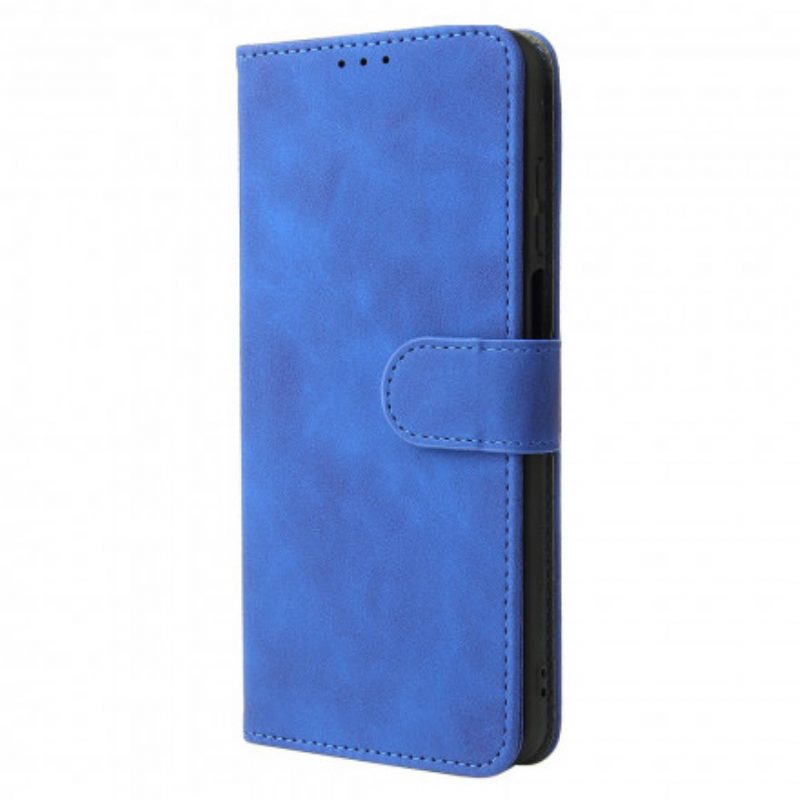 Folio Cover Motorola Edge 20 Lite Tocco Di Pelle