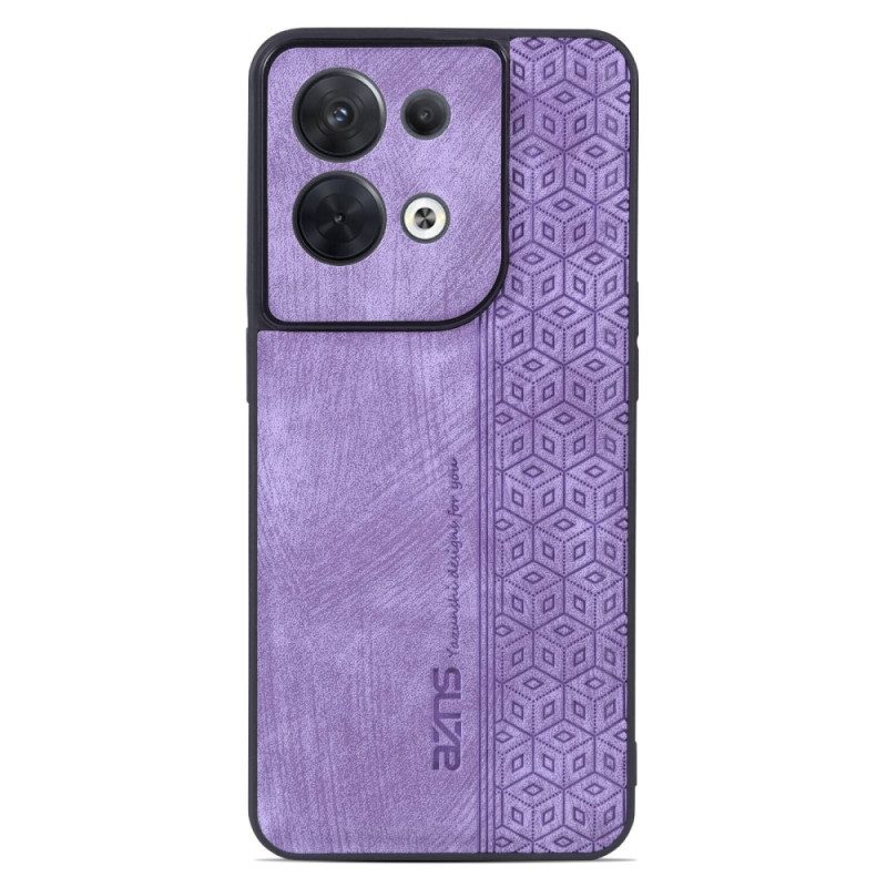 Cover Oppo Reno 8 Azns Effetto Pelle