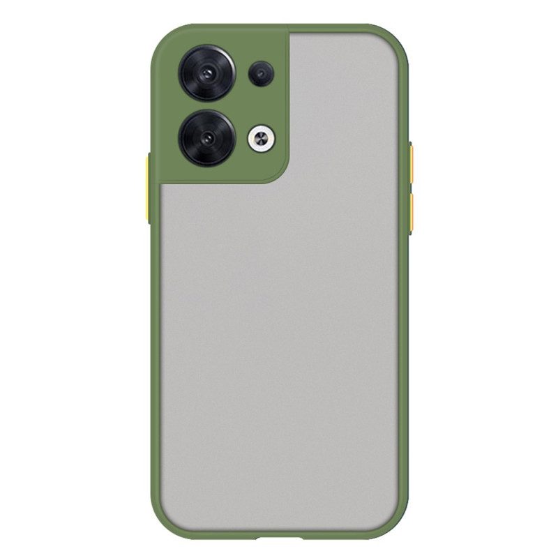 Cover Oppo Reno 8 Bordi Colorati Ibridi