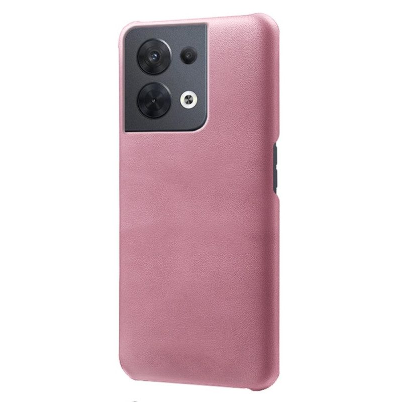 Cover Oppo Reno 8 Effetto Pelle