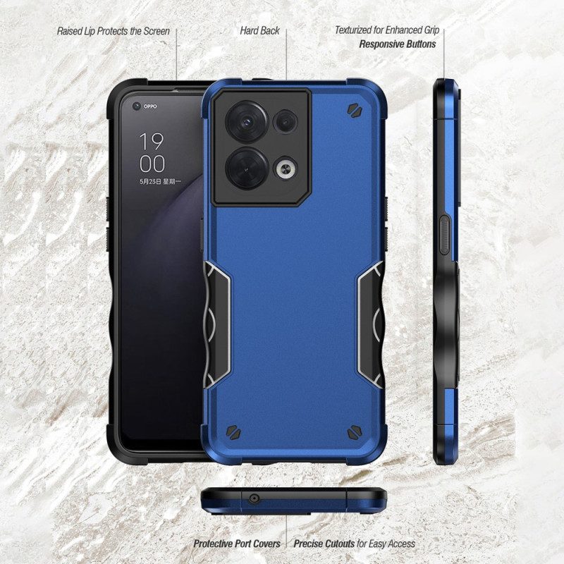 Cover Oppo Reno 8 Ibrido Antiscivolo