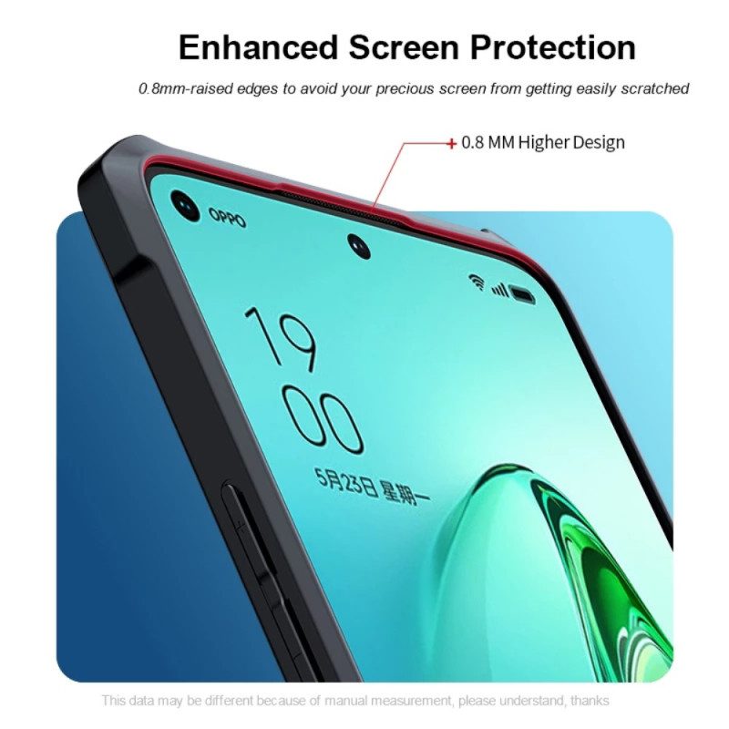 Cover Oppo Reno 8 Ibrido Trasparente