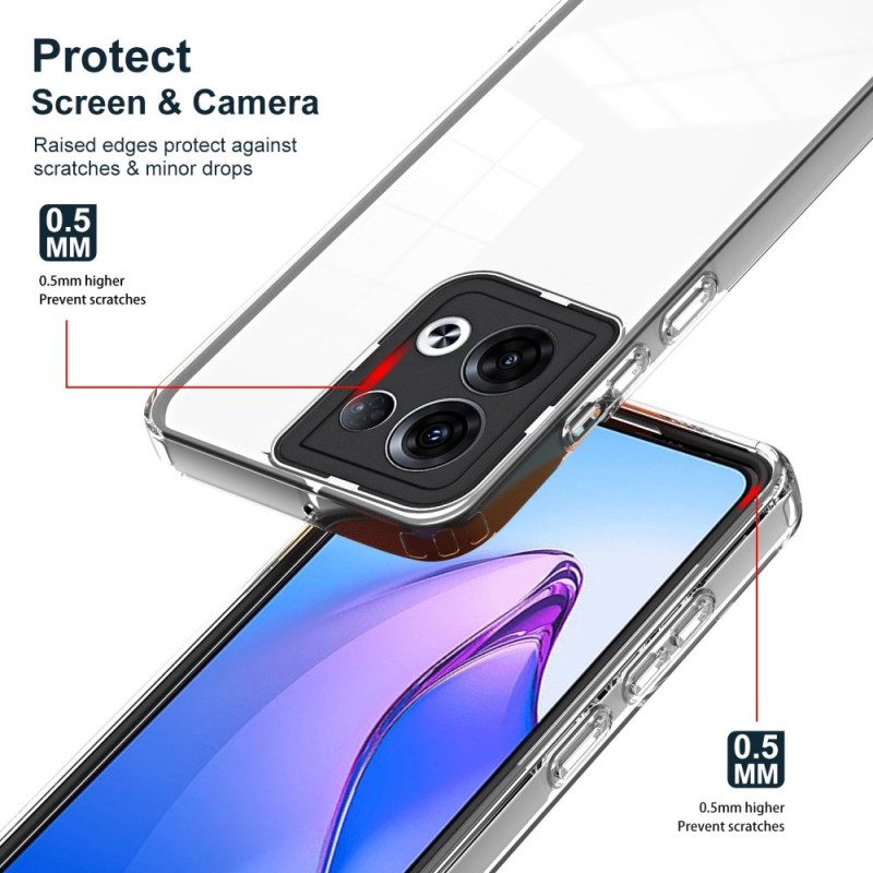 Cover Oppo Reno 8 Ibrido Trasparente