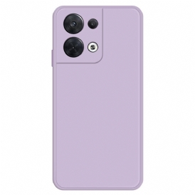 Cover Oppo Reno 8 Interno In Microfibra Di Silicone