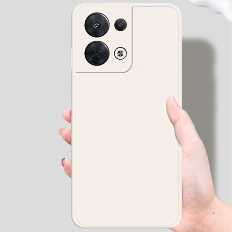 Cover Oppo Reno 8 Interno In Microfibra Di Silicone