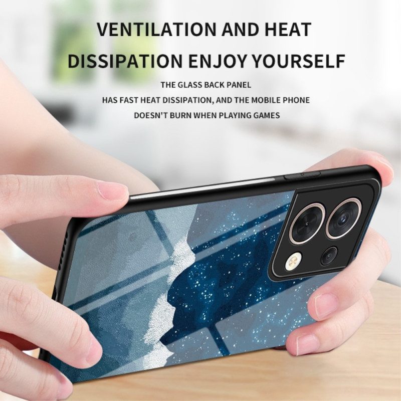 Cover Oppo Reno 8 Modello In Vetro Temperato