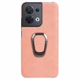 Cover Oppo Reno 8 Nido D'ape Con Anello-supporto