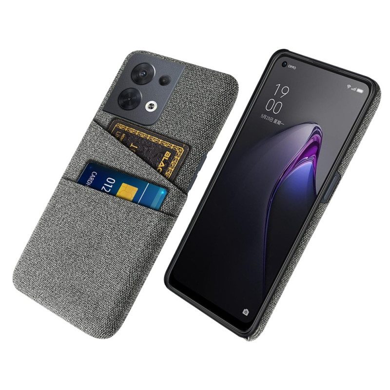 Cover Oppo Reno 8 Panno Porta Carte