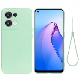 Cover Oppo Reno 8 Silicone Liquido Strappy