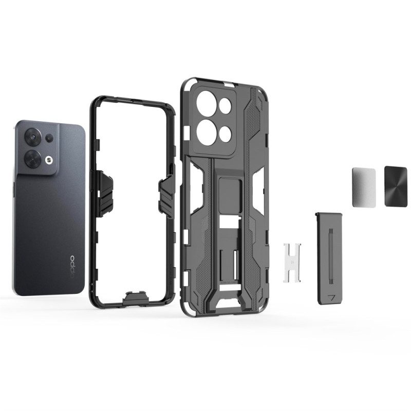 Cover Oppo Reno 8 Supporto Rimovibile Verticale E Orizzontale