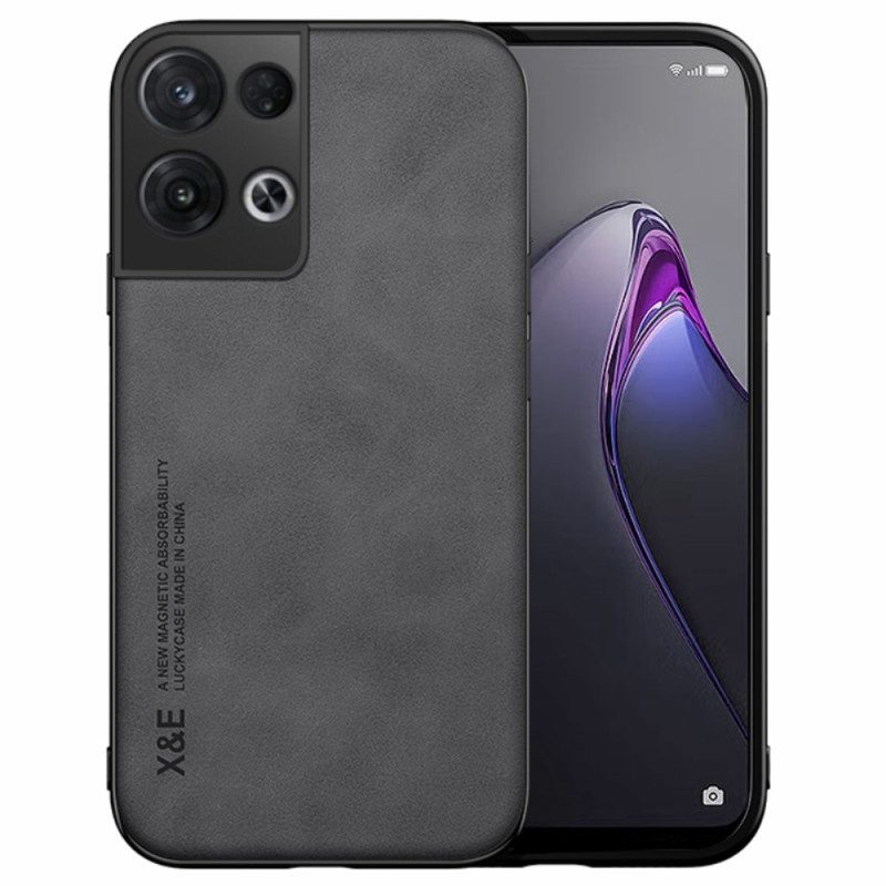 Cover Oppo Reno 8 X&e Effetto Pelle