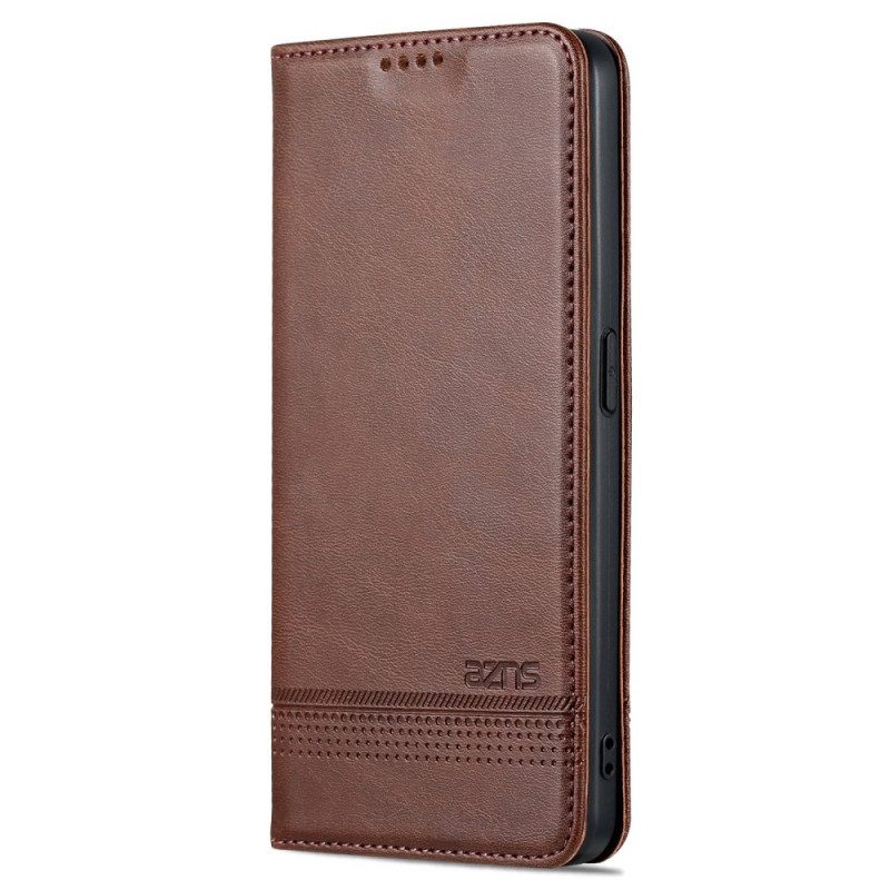 Folio Cover Oppo Reno 8 Custodia in pelle Azns