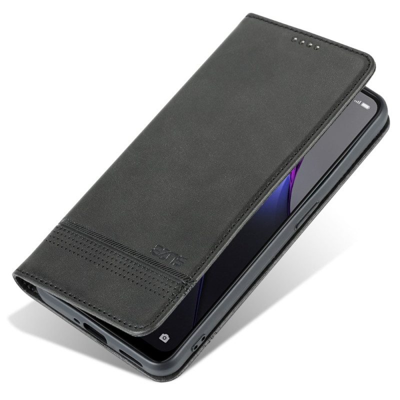 Folio Cover Oppo Reno 8 Custodia in pelle Azns