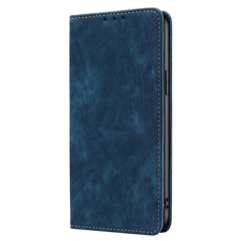 Folio Cover Oppo Reno 8 Custodia in pelle Ecopelle Stilizzata