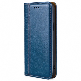 Folio Cover Oppo Reno 8 Custodia in pelle Ecopelle Vintage