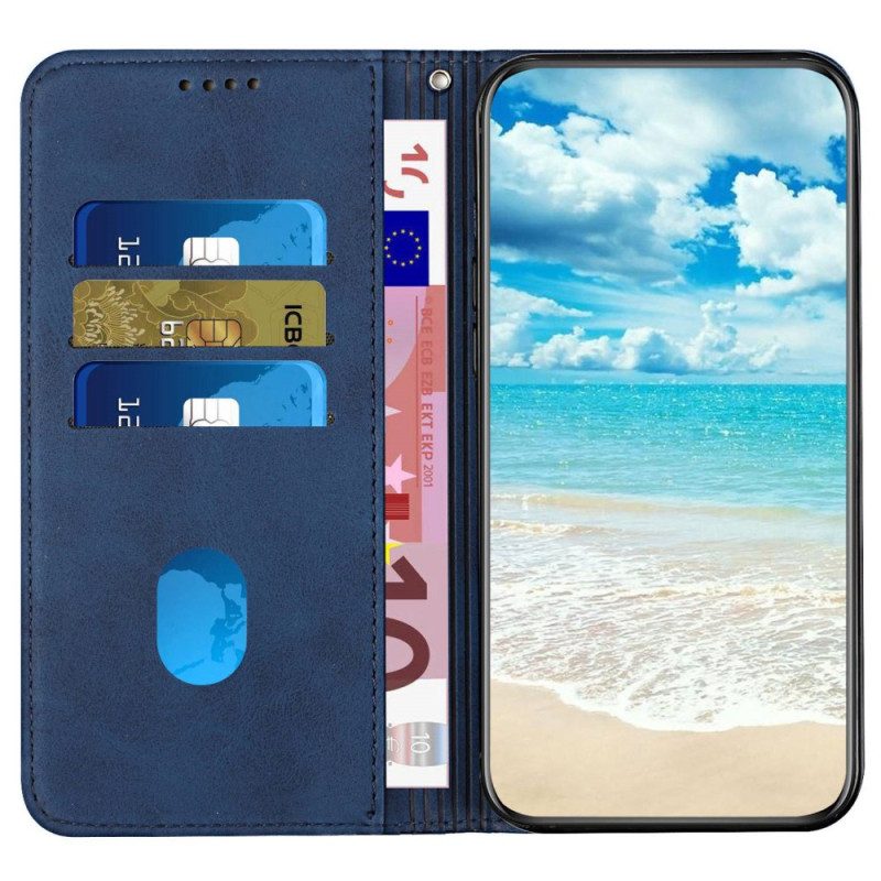 Folio Cover Oppo Reno 8 Custodia in pelle Stile Cubico