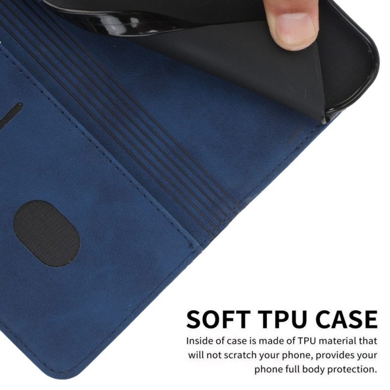 Folio Cover Oppo Reno 8 Custodia in pelle Stile Cubico