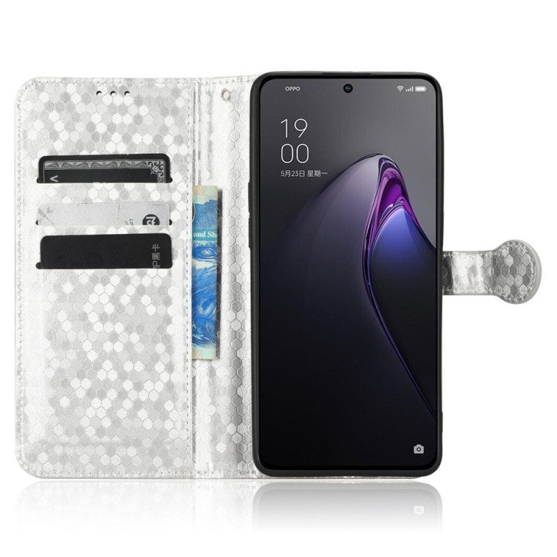 Folio Cover Oppo Reno 8 Design Con Cinturino 3d