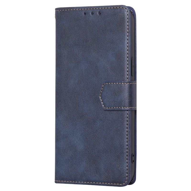 Folio Cover Oppo Reno 8 Ecopelle Conciata