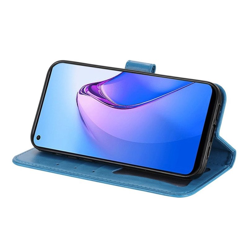 Folio Cover Oppo Reno 8 Strappy Floreale