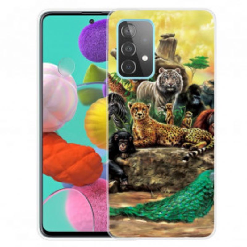 Cover Samsung Galaxy A32 Animali Da Safari