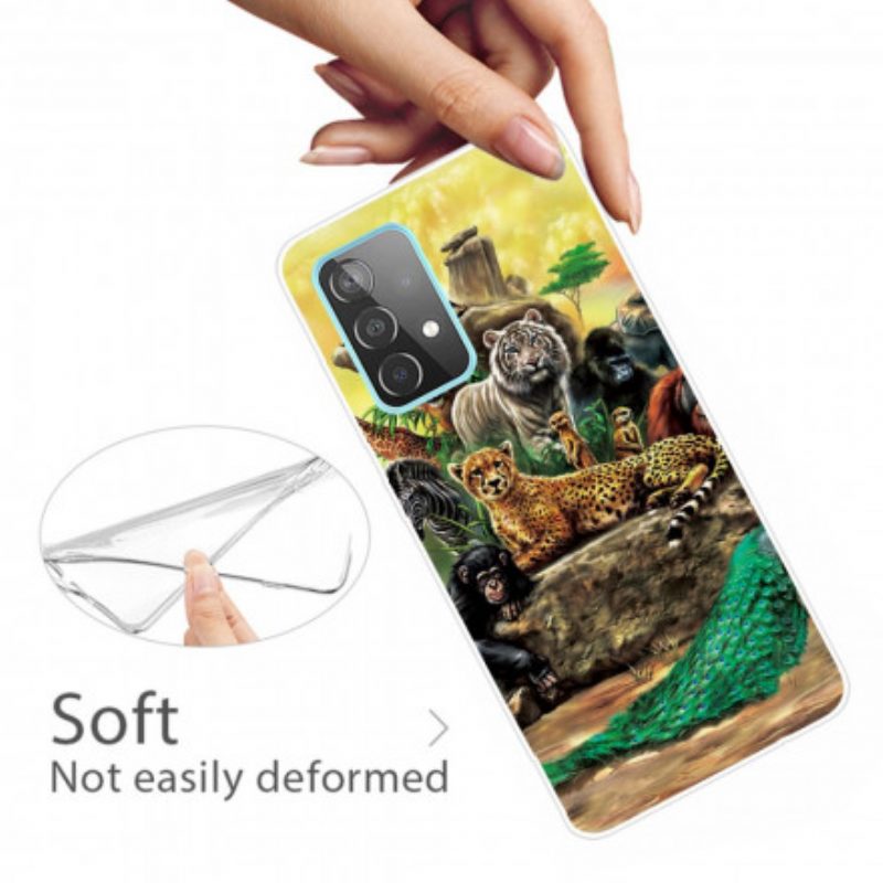 Cover Samsung Galaxy A32 Animali Da Safari