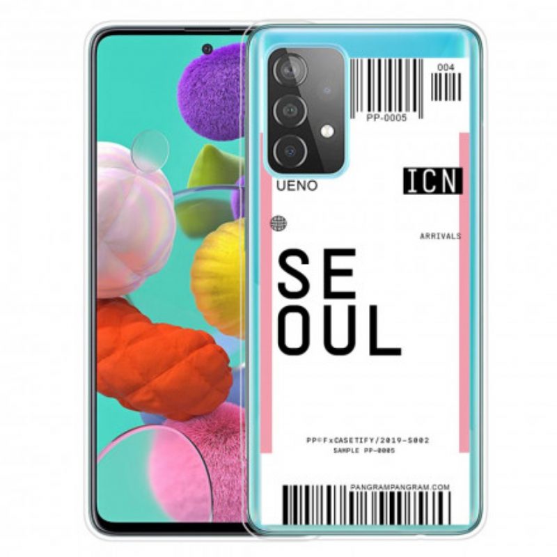 Cover Samsung Galaxy A32 Carta D'imbarco Di Seul