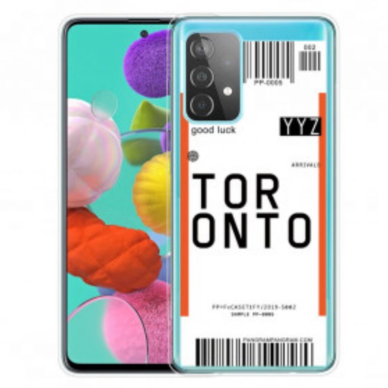 Cover Samsung Galaxy A32 Carta D'imbarco Di Toronto