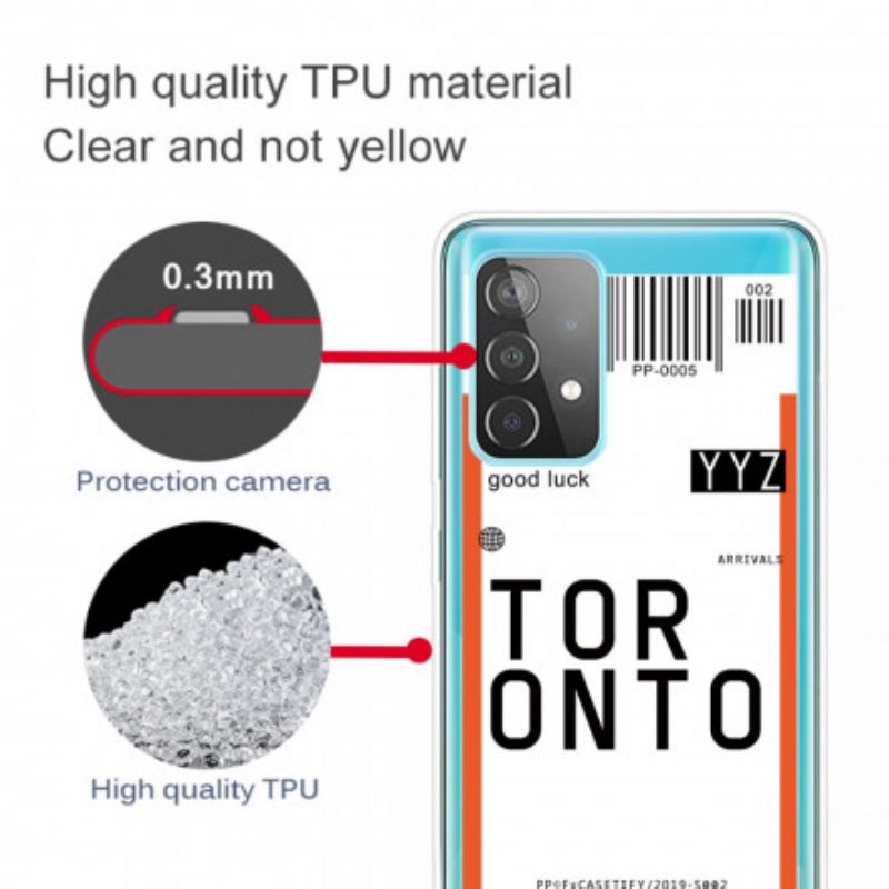 Cover Samsung Galaxy A32 Carta D'imbarco Di Toronto