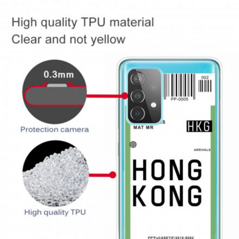 Cover Samsung Galaxy A32 Carta D'imbarco Per Hong Kong